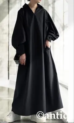 アンティカ antiqua ロングワンピース