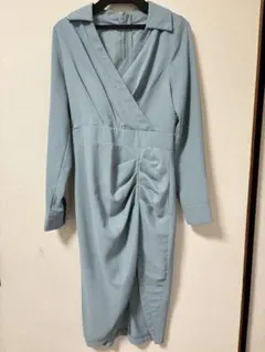 美品水色ドレス
