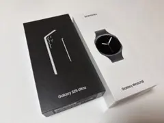GALAXY S25 Ultraブラック1TBとWatch8グラファイト44mmのサムネイル