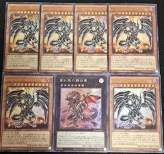 遊戯王 真紅眼の鋼炎竜 レッドアイズ ダークネスメタルドラゴン 7枚セット