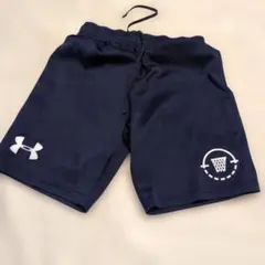 Under Armour バスケットボールパンツ ネイビー YMD 140のサムネイル