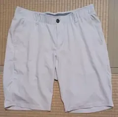 アンダーアーマー ハーフパンツ サイズ34 ホワイト HEATGEAR