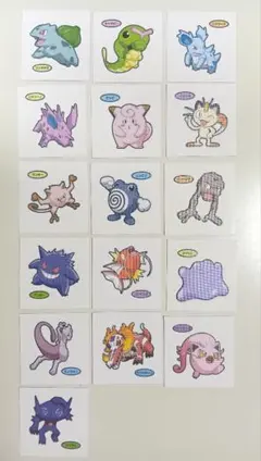 【匿名配送】ポケモンパン　シール　16枚　最新版