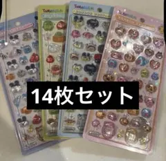 正規品　14枚セット　ボンボンドロップシール　サンリオ　たまごっち