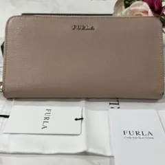 新品同様‼️ フルラ　FURLA バビロン　財布　長財布　ラウンドファスナー