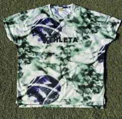 ATHLETA 総柄 プラクティスシャツ カモフラージュ 半袖シャツ Lのサムネイル