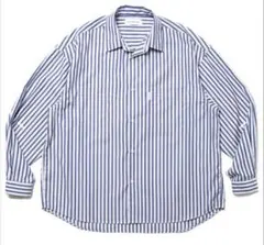 本日限定価格 MAATEE&SONS バンドカラーシャツ ストライプ 日本製