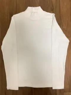 無印良品 起毛フライス編みハイネック長袖Ｔシャツ Sサイズ 白