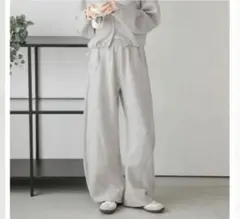 カーブパンツ＊ワイドパンツ＊スエット＊FREE