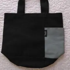TULLY'S COFFEE トートバッグ ブラック グレー