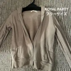 ROYAL PARTY ベージュ フルジッパーパーカーのサムネイル