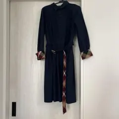 BLUE LABEL CRESTBRIDGE ワンピース 36 ネイビー