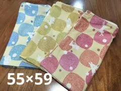 座布団カバー3枚セット 55×59cm