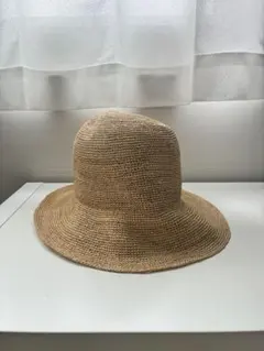 COMME des GARÇONS 麦わら帽子 ベージュ - メルカリ
