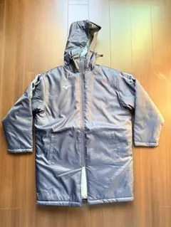 新品未使用品 MIZUNO 箱根駅伝100回記念ロゴ入りフード付ベンチコート F