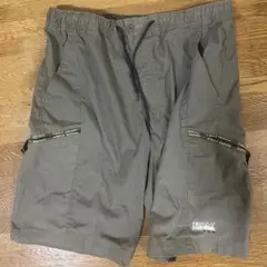 FIRST DOWN イージーハーフパンツ カーキ Mサイズのサムネイル