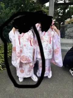 七五三　女の子　双子セット 双子にお勧め！お揃いで着たい三歳被布！ | 夢館スタッフ