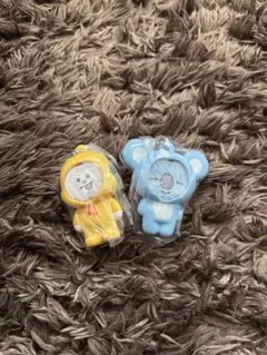 BT21 フォトフレームマスコット CHIMMYとKOYA