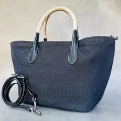 POLO RALPH LAUREN Denim 2way Large Tote