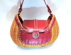 ラタン かごバッグ