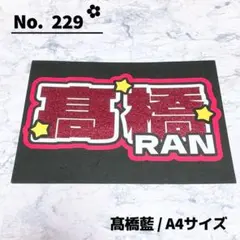 即購入OK❤︎髙橋藍 うちわ文字 ネームボード 応援ボード 文字パネル バレー