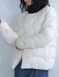 PYRENEX ホワイト ダウンジャケット　36 JP38