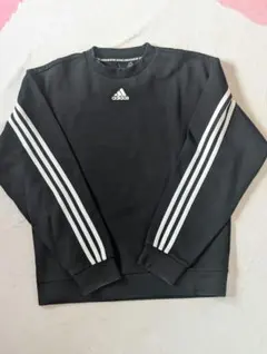 アディダス トレーナー adidas クルーネック スウェット ブラックのサムネイル