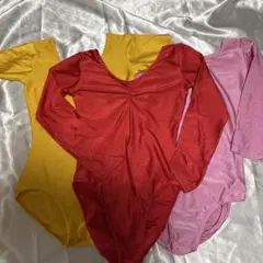 レオタード3枚セット　ダンス新体操バレエ