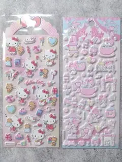 海外公式　サンリオぷっくりシール