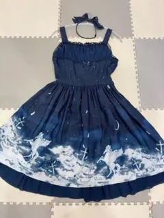 d*7様 希少 初版紺レース angelic pretty mistysky J - メルカリ