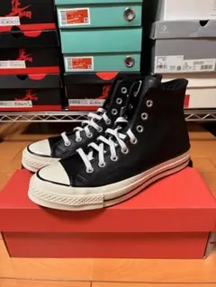 CONVERSE CHUCK 70 HI チャックテイラー ブラックレザー正規品