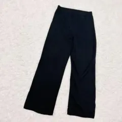 ロートレアモン ニットパンツ ネイビー 38 M ウエストゴム リブ イージー