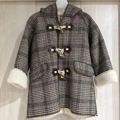 ダッフルコート フード付きコート キッズ 120cm