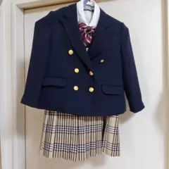 【120cm】ネイビー ダブルブレストジャケット