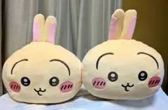【ちいかわ＠オンクレ品】もっちるねそべりBIGぬいぐるみ　うさぎ　２体セット