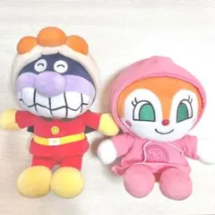 アンパンマンミュージアム限定 バイキンマン ドキンちゃん パーカー ぬいぐるみ