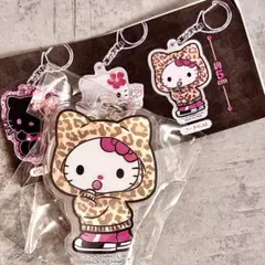 即購入⭕️ ハローキティ キーホルダー ガチャガチャ　サンリオ　ギャル　フード