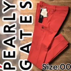 新品タグ付 0 パーリーゲイツ TEXBRID パンツ 定価27500 オレンジ