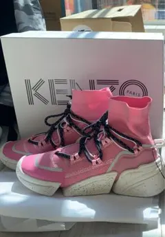 KENZO ピンク ハイカットスニーカーのサムネイル