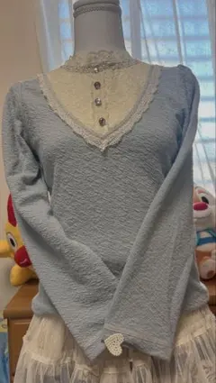 axes femme♡姫系トップスy2k.00sバレーコアコーデ