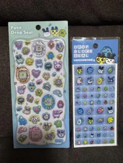 【正規品】たまごっち　プチドロ　タイルシール2点セット