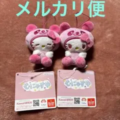 サンリオキャラクターズ むにゃすやマスコットVol.5 キティ ピンク 2種 ②