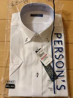PERSON'S PREP 半袖白ワイシャツ Mサイズのサムネイル