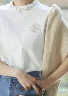SEVEN TEN 刺繍Tシャツ セブンテンバイミホカワヒト - メルカリ