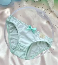 ☆SANEI ミントグリーン♡ リボンショーツ♪ Mサイズ