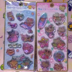 サンリオ　ウォーターシール　日焼けキティ　日焼けサンリオキャラクターズ　正規品