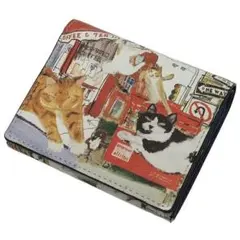 D07143 新品 Manhattaner's ライブリーパース 2つ折り財布のサムネイル