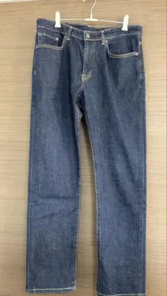 EDWIN ダークブルー ストレートデニム