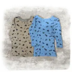 ファイバーヒート長袖シャツ110サイズ 2枚セット