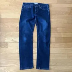 グローバルワーク　ダークブルー スリムフィット デニム　M メンズ